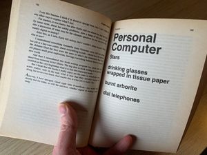 "Machine code on pgs. 102–03 of Microserfs, by Douglas Coupland"